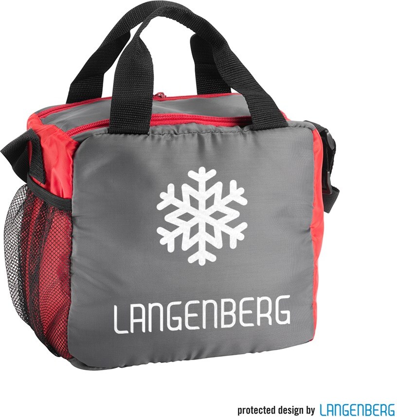 Kühltasche FREEZY | Grau/Rot