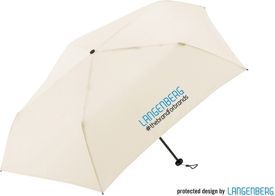 Taschenschirm FEDERLEICHT | Cremeweiß