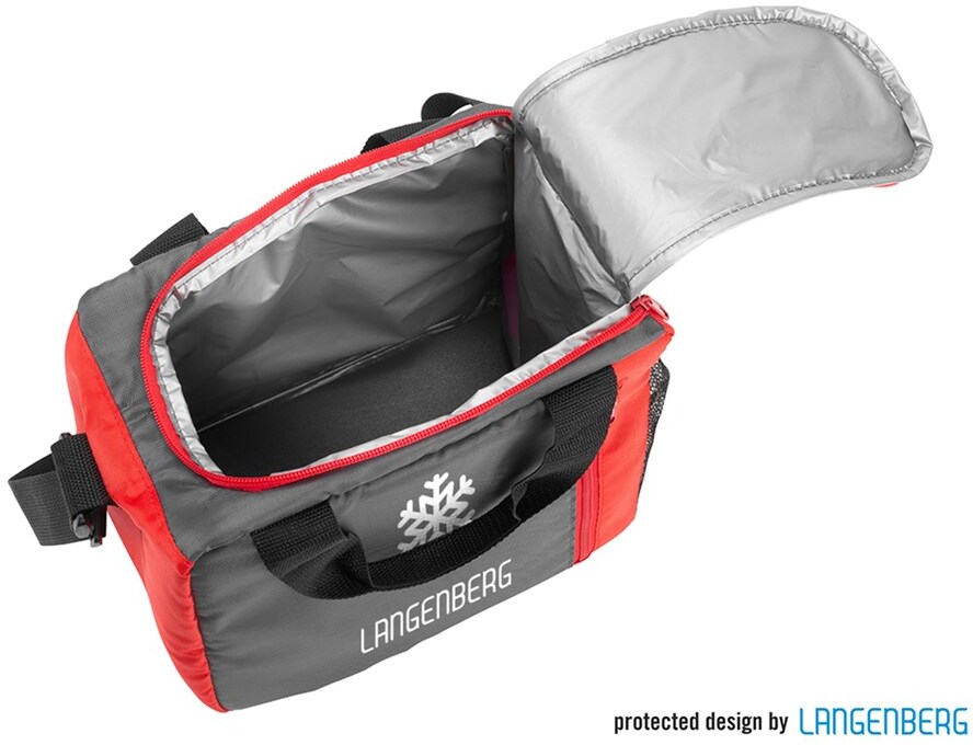 Kühltasche FREEZY | Grau/Rot