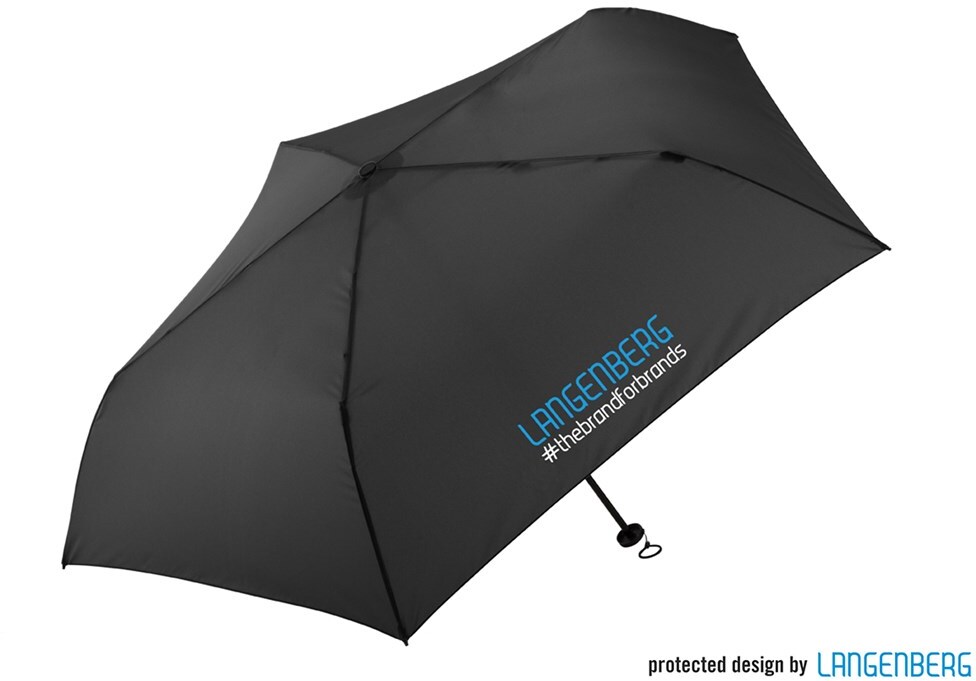 Taschenschirm FEDERLEICHT | Schwarz